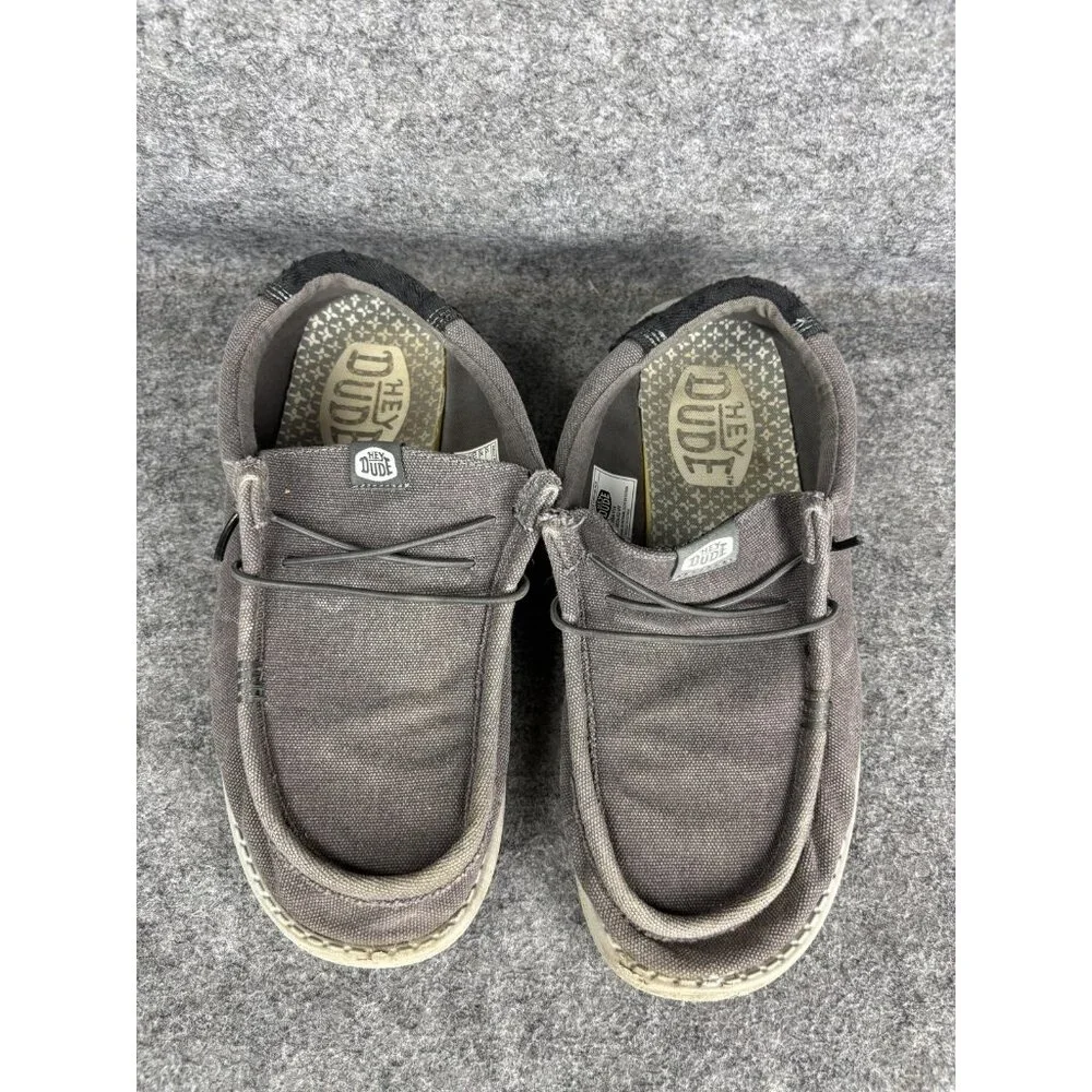 Hey‎ Dude Wally Workwear Shoes Mens Size 8 Casual Loafers Comfort Slip On